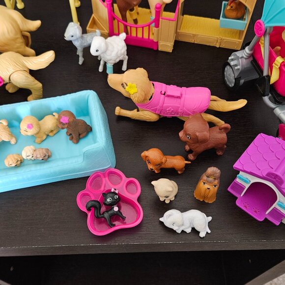 Barbie Animals, farm tractor, animal nursery, & accessories - Picture 5 of 5